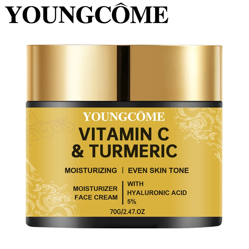 Turmeric Vitamin C Face Cream Retinol Moisturizing Firming Hyaluronic Lightening Repairing Smooth Skincare Whitening Creams