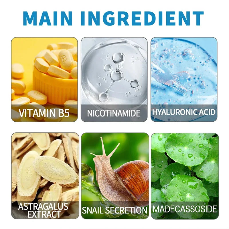 B5 Hyaluronic Acid Serum Facial anti A-Ging W-Rinkle Lift Firming Fine Lines Lightening Dark Circle Skin Brightening Hyalu Serum