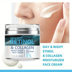 Face Skin Care Retinol Collagen Cream Anti-Aging Wrinkle Deep Hydration Moisturizing Skin Health Whitening Exfoliation