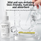 AHA 30%+BHA 2% Exfoliating Face Salicylic Acid Serum 10% Niacinamide + 1% Zinc, 10% Hexapeptide Serum Moisturizing Face Skincare