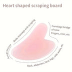 1Pcs Pink Natural Jade Roller for Face - Jade Gua Sha Rose Quartz Face Roller for Aging Wrinkles and Puffiness - Natural Pink F