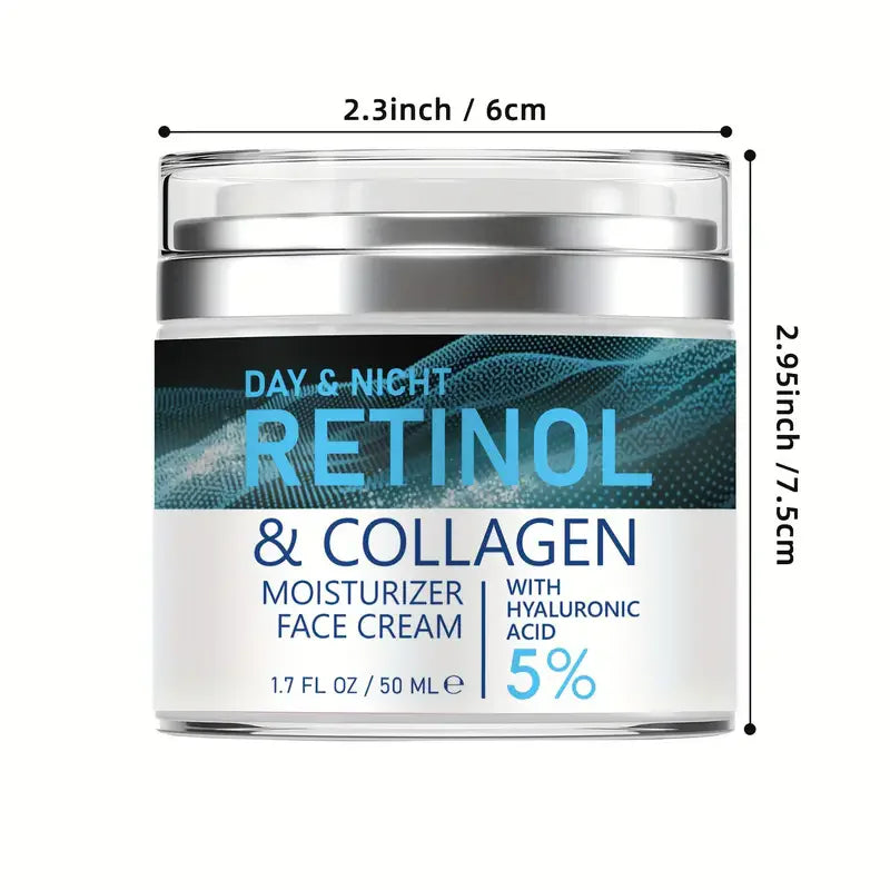 Face Skin Care Retinol Collagen Cream Anti-Aging Wrinkle Deep Hydration Moisturizing Skin Health Whitening Exfoliation