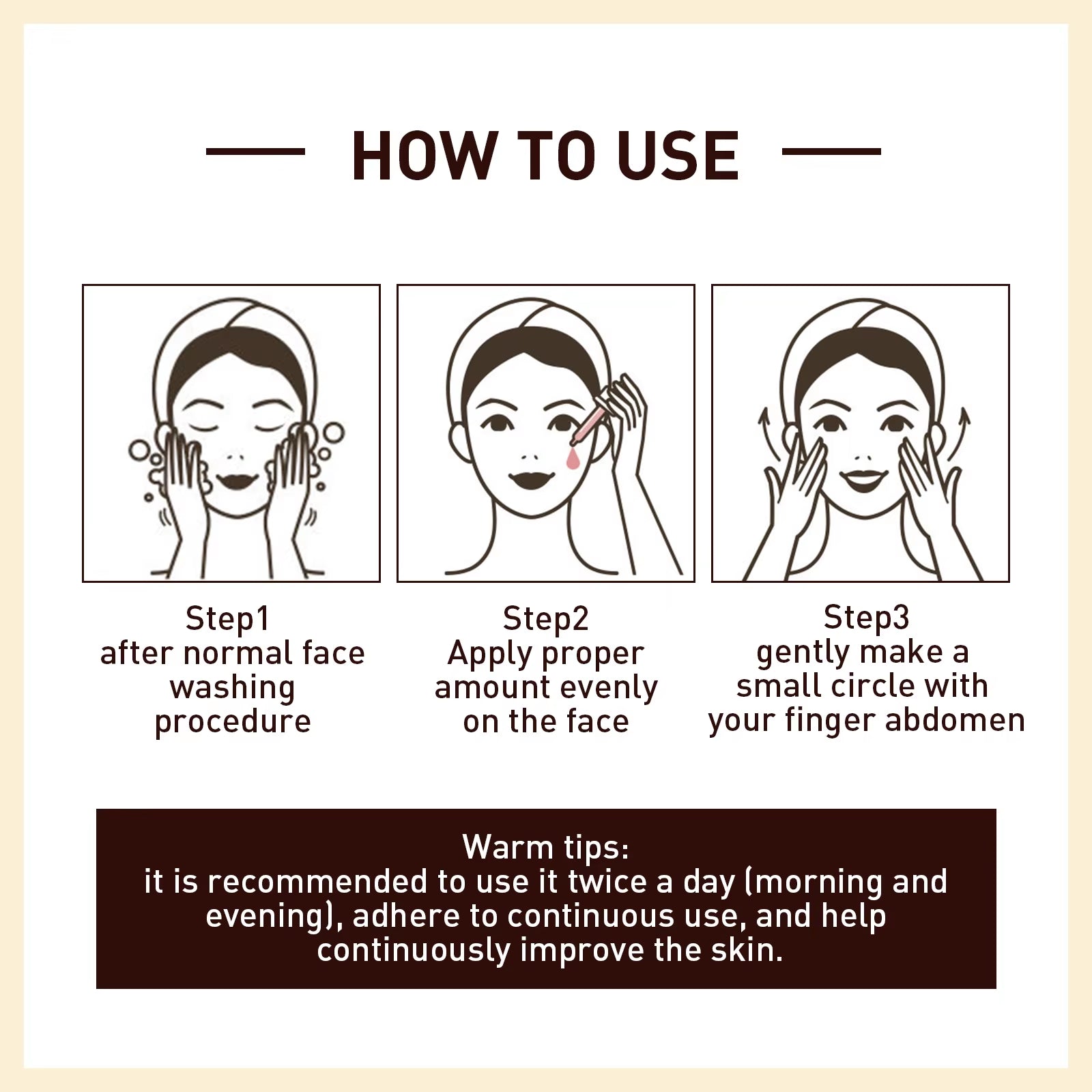 White Rice Face Serum Daily Moisturizing Soothing Redness Relief Discomfort Enhance Skin Elasticity Glowing Face Serum